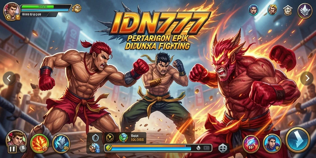 Gameplay mendebarkan dalam pertarungan seru di IDN777.