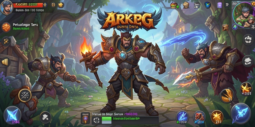 Tampilan gameplay KAKRP yang seru dan action-packed.