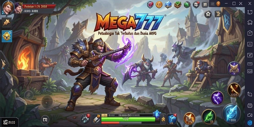 Tampilan gameplay MEGA777 yang memukau dan penuh aksi.