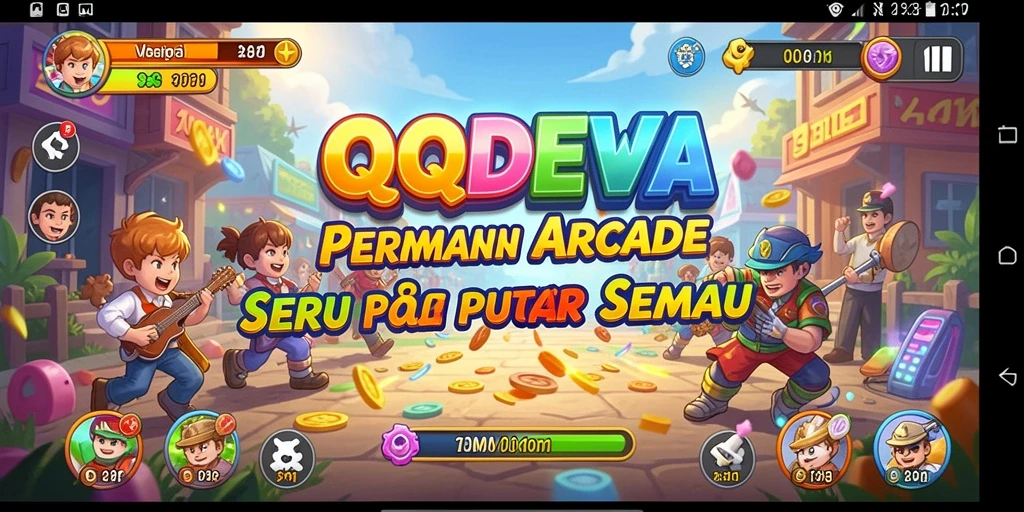 Tampilan gameplay QQDEWA yang penuh aksi dan tantangan
